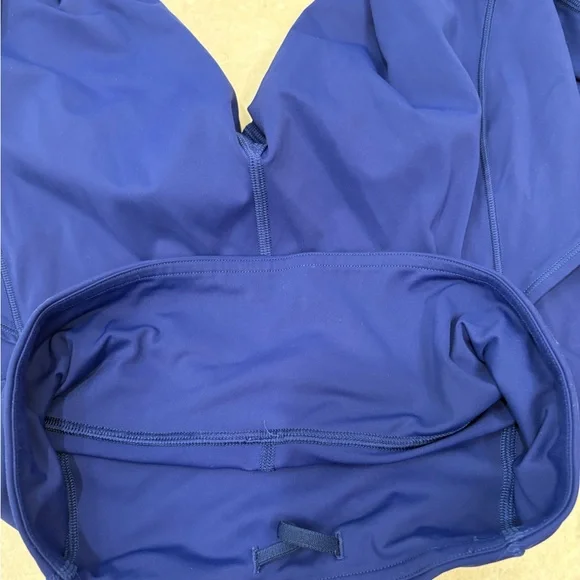 Lululemon Fast and Free Crop II Leggings Nulux 19’’ in Psychic Blue Size 6 - Picture 12 of 14